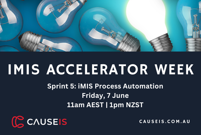 iMIS Accelerator Week: Sprint 5 - Process Automation